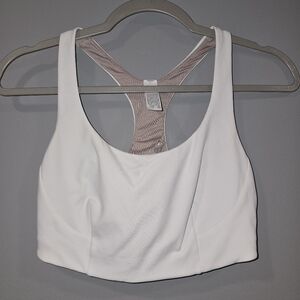 Wunder Under Bra Medium Support C /D Cup White Women's Size 10 Excellent EUC E